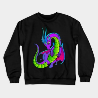 Colorful Magical Dragon Crewneck Sweatshirt